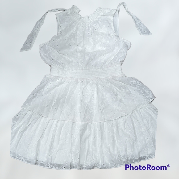 NEW WT,, Laundry Tiered Ruffle Dress - Picture 5 of 16